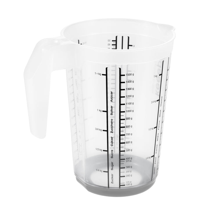 Caraffa dosatrice Keeeper Masimmo 13,5 x 19 cm con base antiscivolo