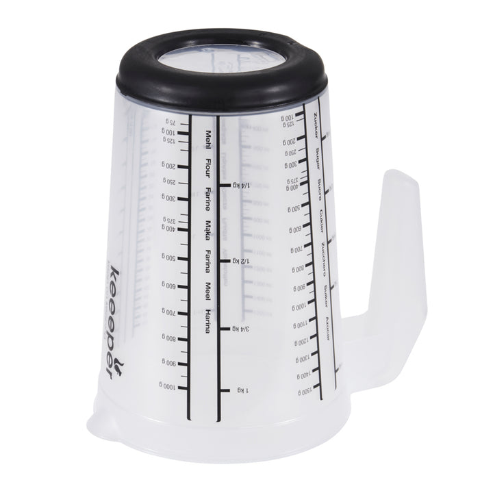 Caraffa dosatrice Keeeper Masimmo 13,5 x 19 cm base antiscivolo