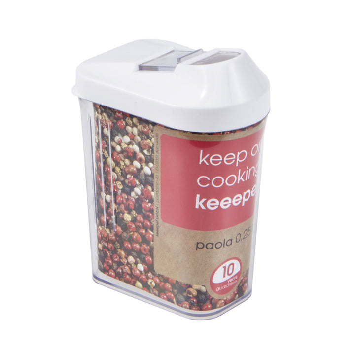 Keeeper Paola Contenitore trasparente per prodotti sfusi 0,25l