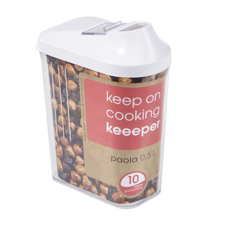 Keeeper Paola Contenitore trasparente per prodotti sfusi 0,5l