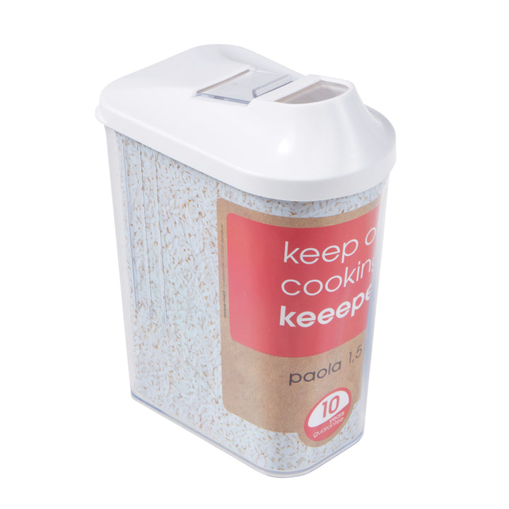 Keeeper Paola Contenitore trasparente per prodotti sfusi 1,5l