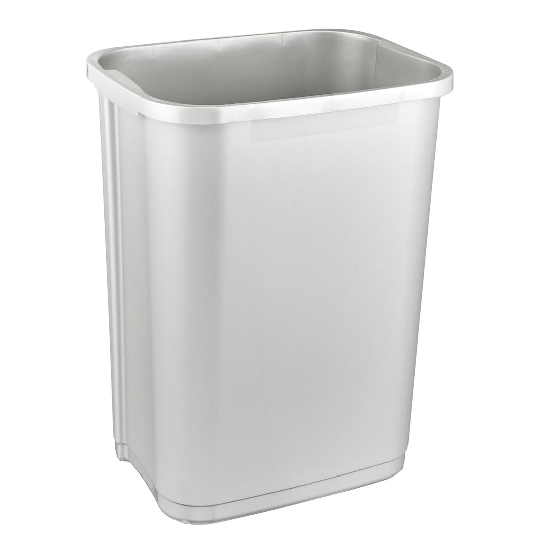 Cestino con coperchio girevole argento chiaro 25l Keeeper