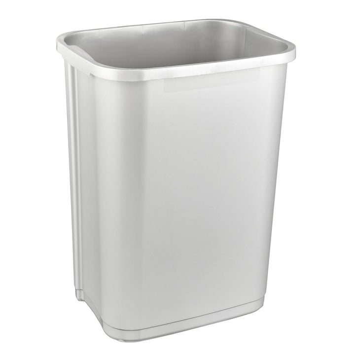 Cestino con coperchio girevole argento chiaro 25l Keeeper