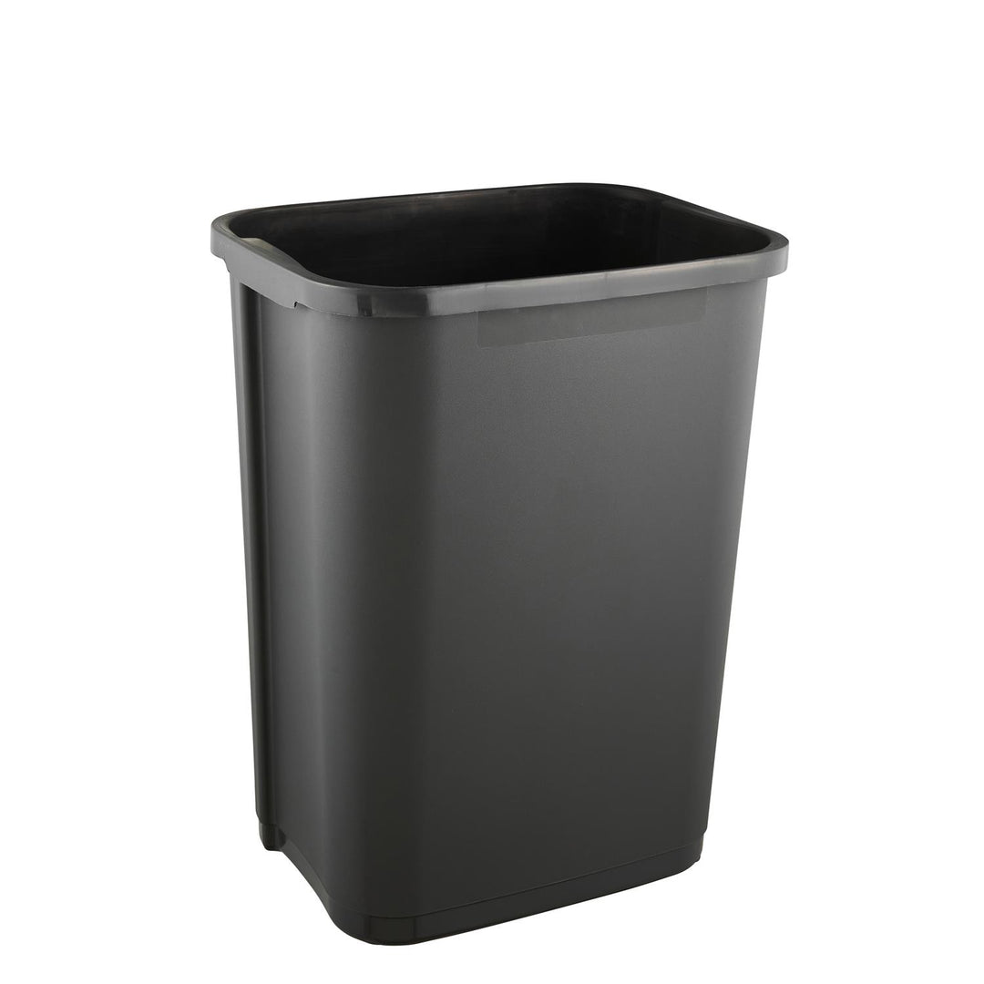 Cestino con coperchio girevole coperchio grafite 25l Keeeper