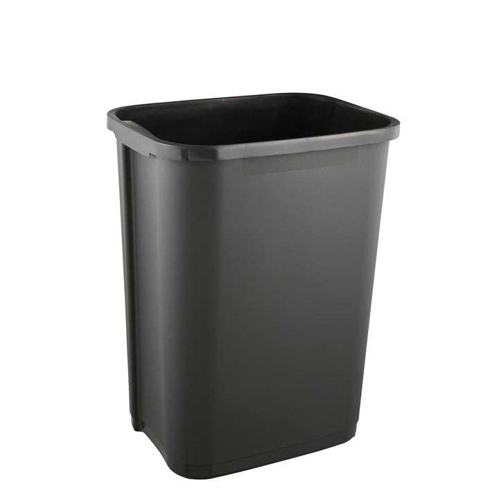 Cestino con coperchio girevole coperchio grafite 25l Keeeper