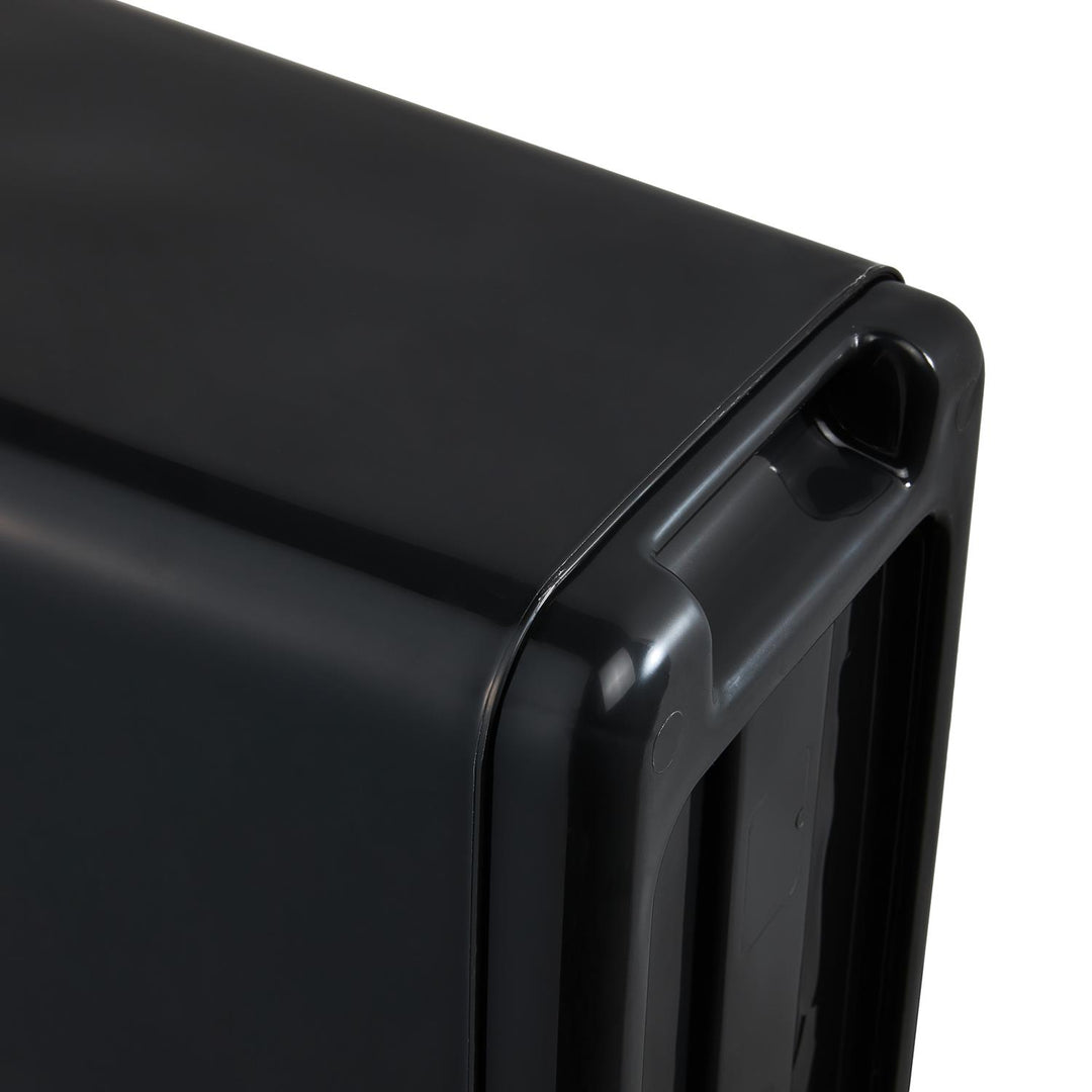 Pattumiera con coperchio a pressione 25l verde Keeeper
