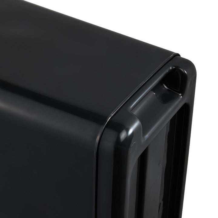 Pattumiera con coperchio a pressione 25l verde Keeeper