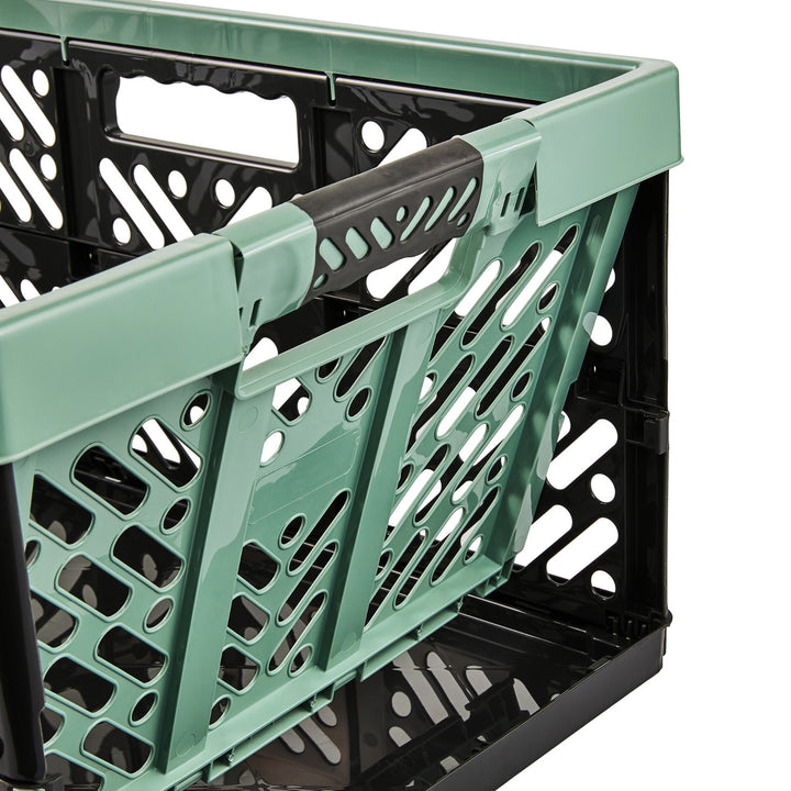 Cestino pieghevole multiuso in plastica verde Keeeper  45l