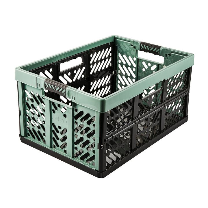 Cestino pieghevole multiuso in plastica verde Keeeper  45l