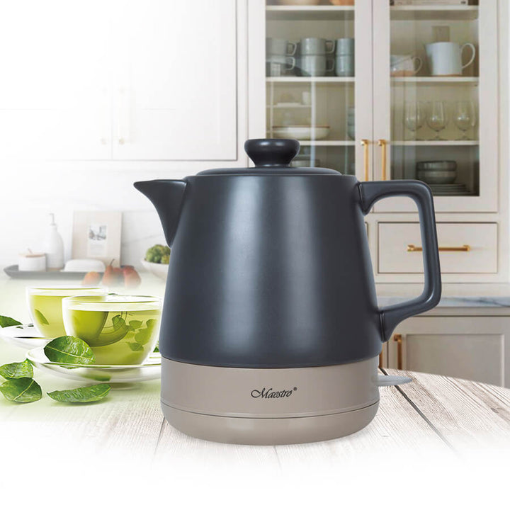 Maestro MR-071 Bollitore in ceramica 1l  Nero1000W nero