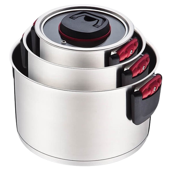 Maestro MR-3530-6 Set di pentole 6 pezzi in acciaio inox Materiale del manico in plastica
