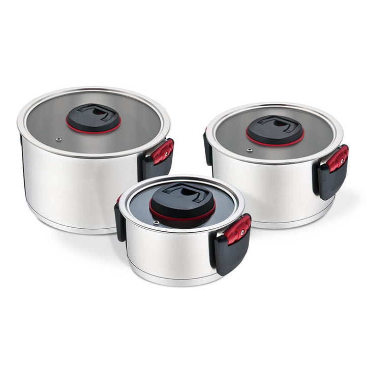 Maestro MR-3530-6 Set di pentole 6 pezzi in acciaio inox Materiale del manico in plastica