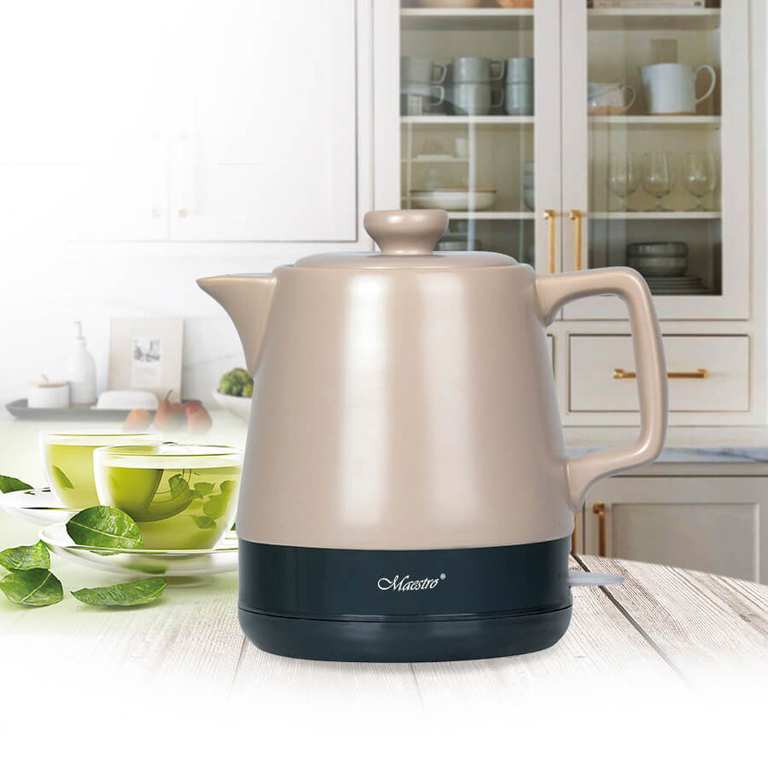 Maestro  MR-071 Bollitore elettrico in ceramica 1l Beige 1000W