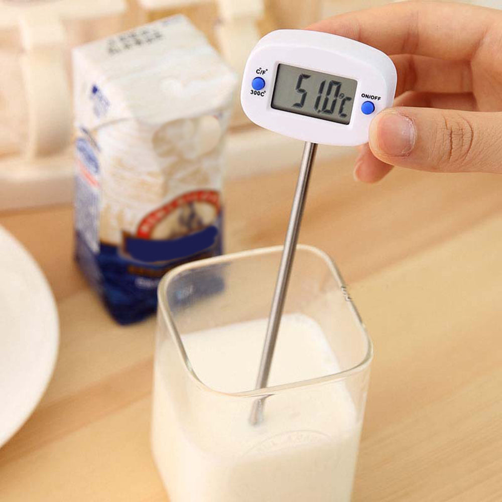 Green Blue Termometro  Sonda per alimenti, lunghezza sonda 13,5 cm, intervallo di temperatura da -50 a +300 gradi C, precisione 0,1 gradi C, GB382