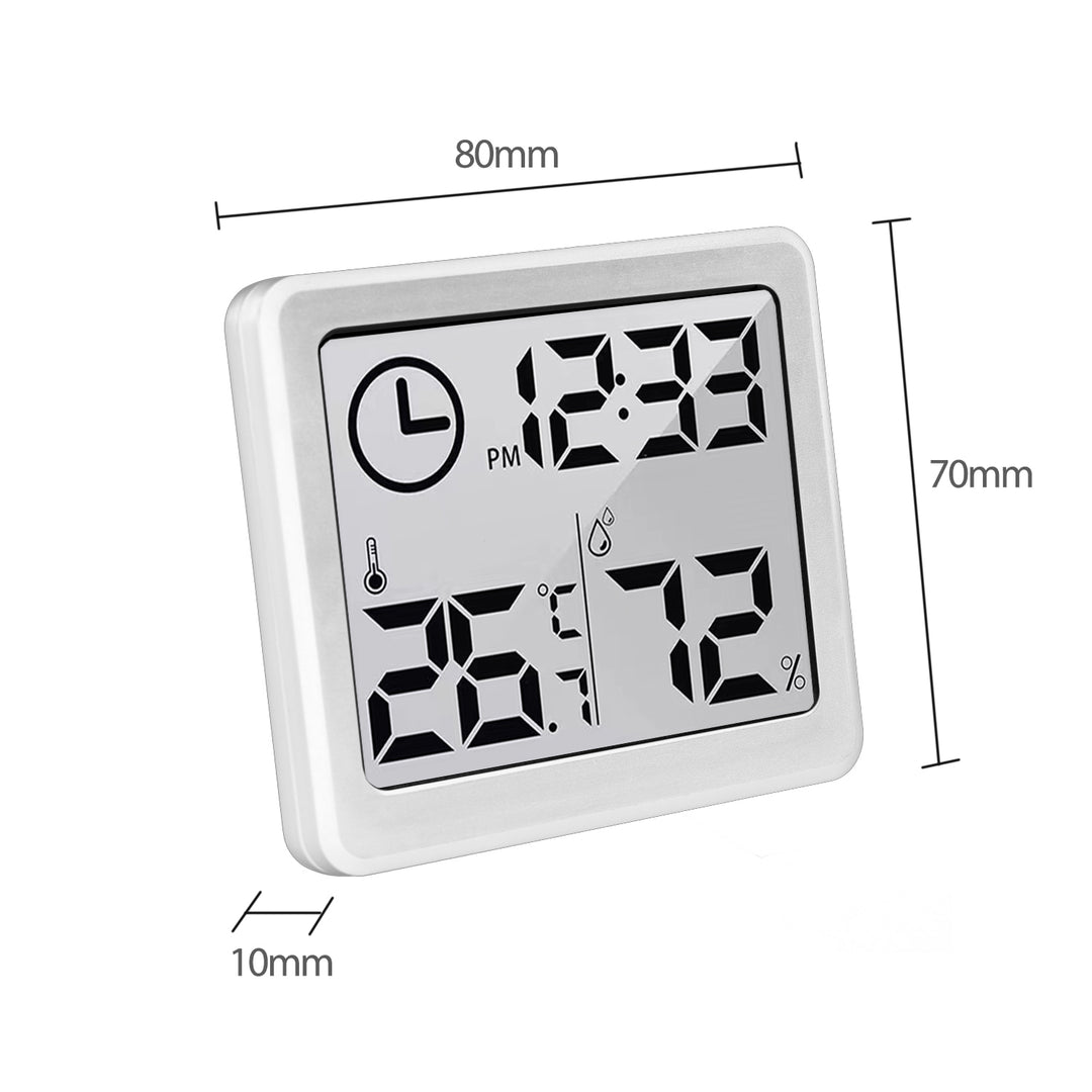 Stazione meteo Termometro/igrometro con funzione orologio, GreenBlue, bianco, GB384W