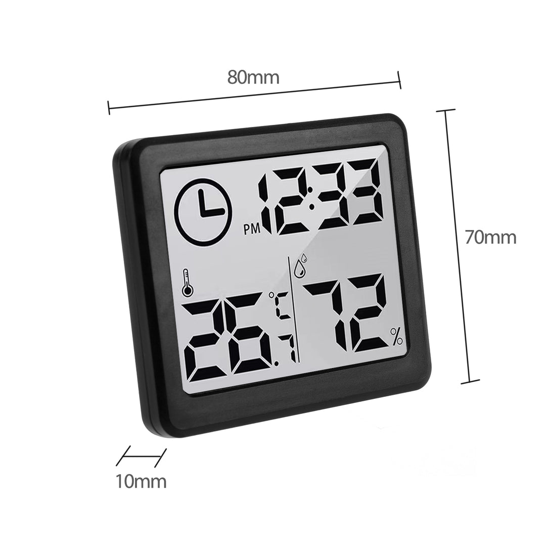 Stazione meteo Termometro/igrometro con funzione orologio, GreenBlue, nero, GB384B