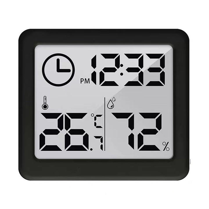 Stazione meteo Termometro/igrometro con funzione orologio, GreenBlue, nero, GB384B