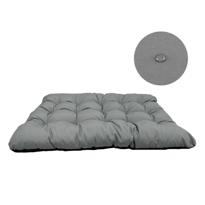 Prestige Cuscino impermeabile per cani Letto per cani impermeabile in PVC Codura lavabile antiallergico (100x70cm, grigio)