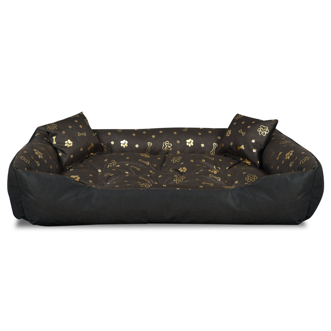 Letto per cani per gatti Ossa d'oro 100 x 75 cm impermeabile
