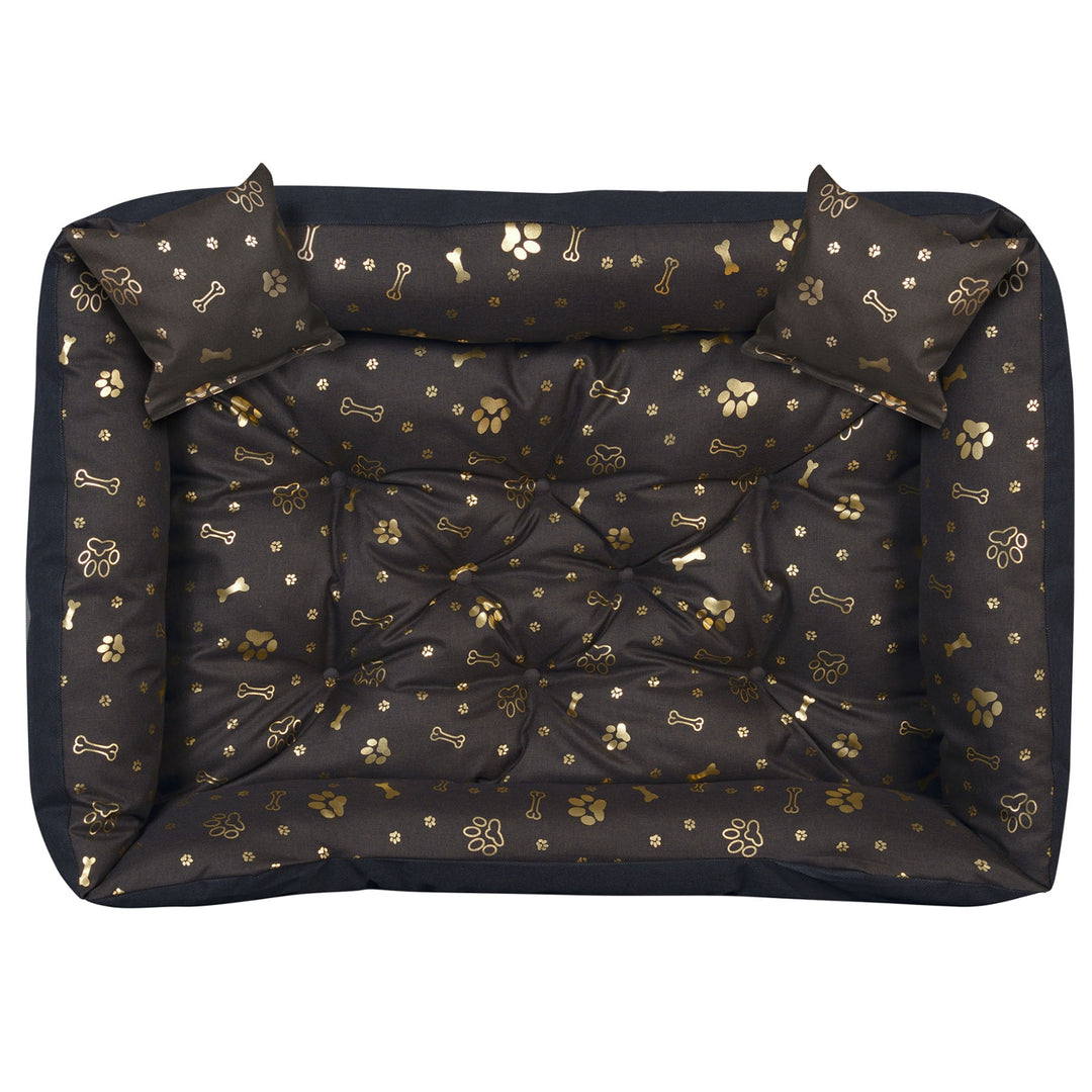 Letto per cani per gatti Ossa d'oro 100 x 75 cm impermeabile