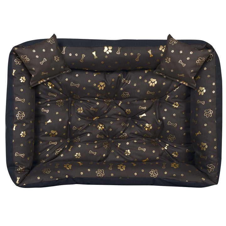 Letto per cani per gatti Ossa d'oro 100 x 75 cm impermeabile