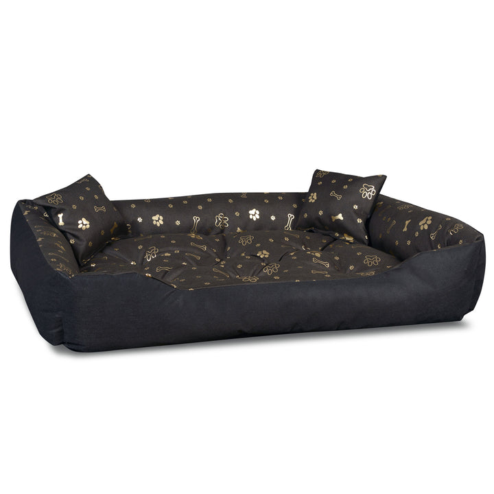 Letto per cani per gatti Ossa d'oro 100 x 75 cm impermeabile