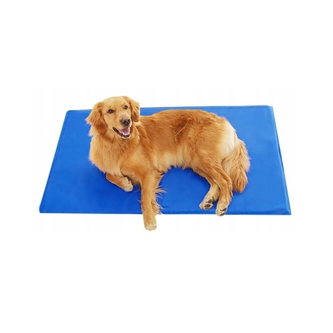Tappeto refrigerante in gel per animali domestici 50 x 90 cm blu