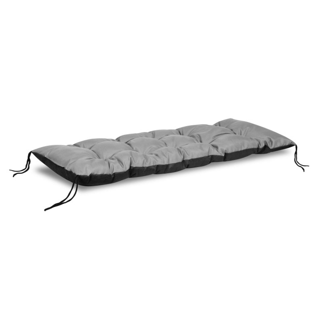 Cuscino per sdraio da giardino Cuscino lettino 180x50cm Impermeabile Codura PVC Grigio