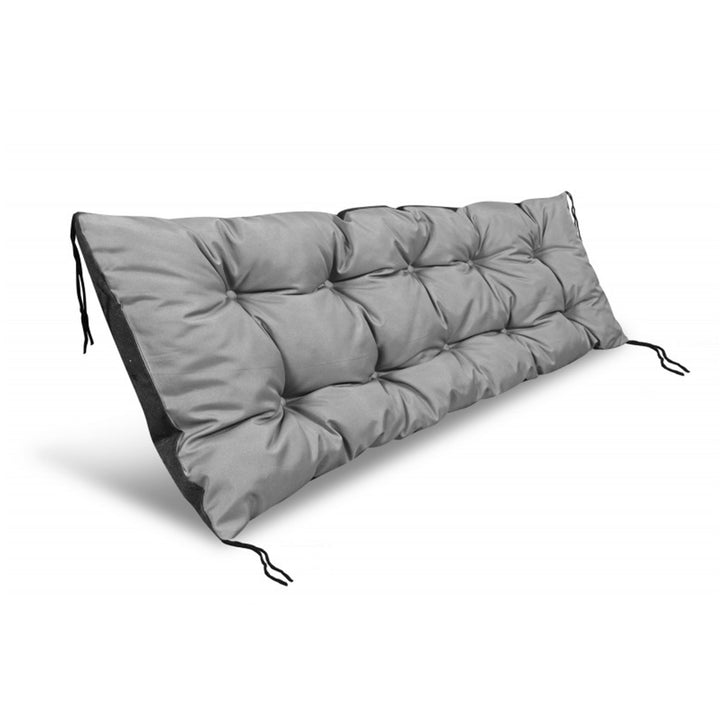 Cuscino per sdraio da giardino Cuscino lettino 180x50cm Impermeabile Codura PVC Grigio