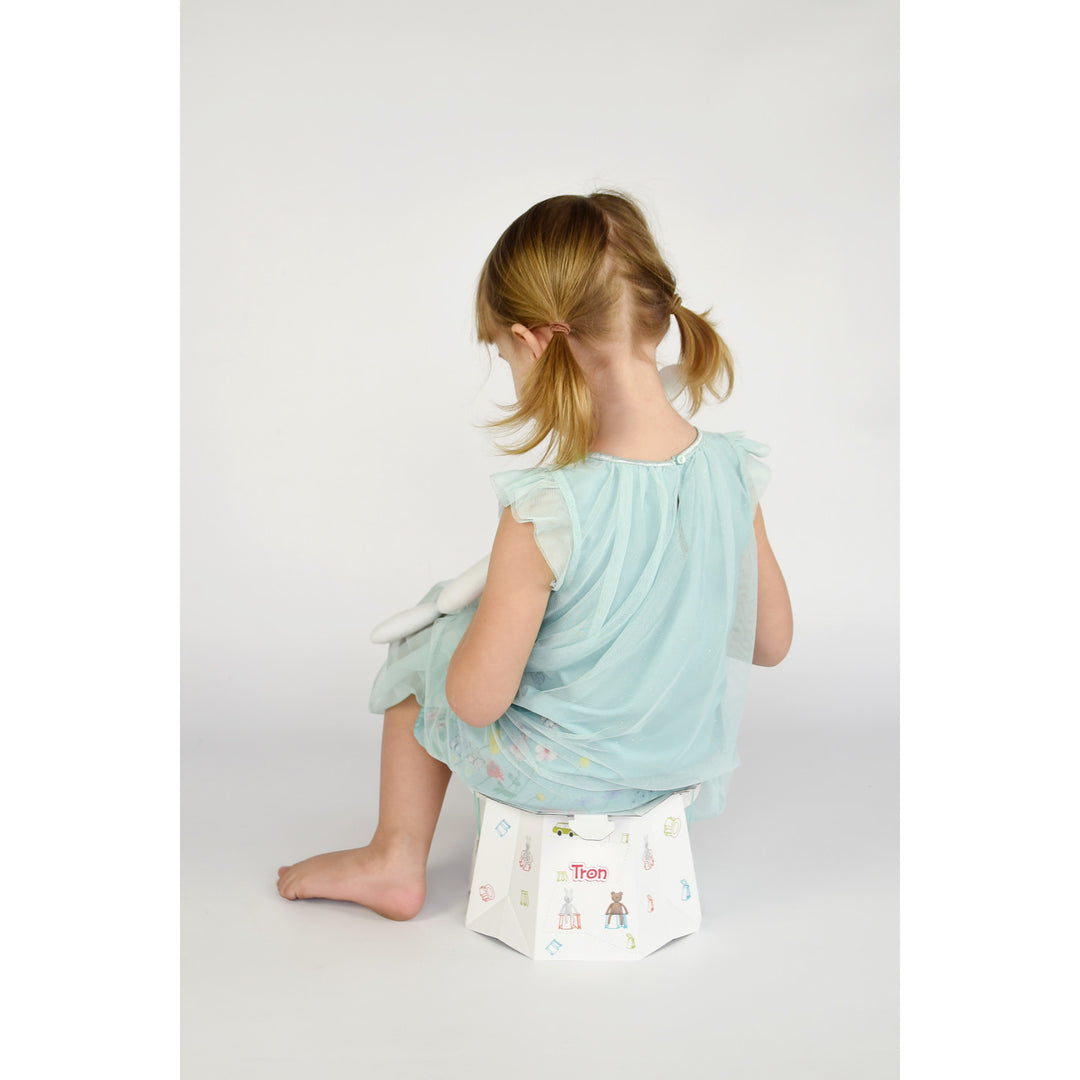 Vasino monouso per bambini Tron, bianco, fino a 30 kg, set da 10 pezzi