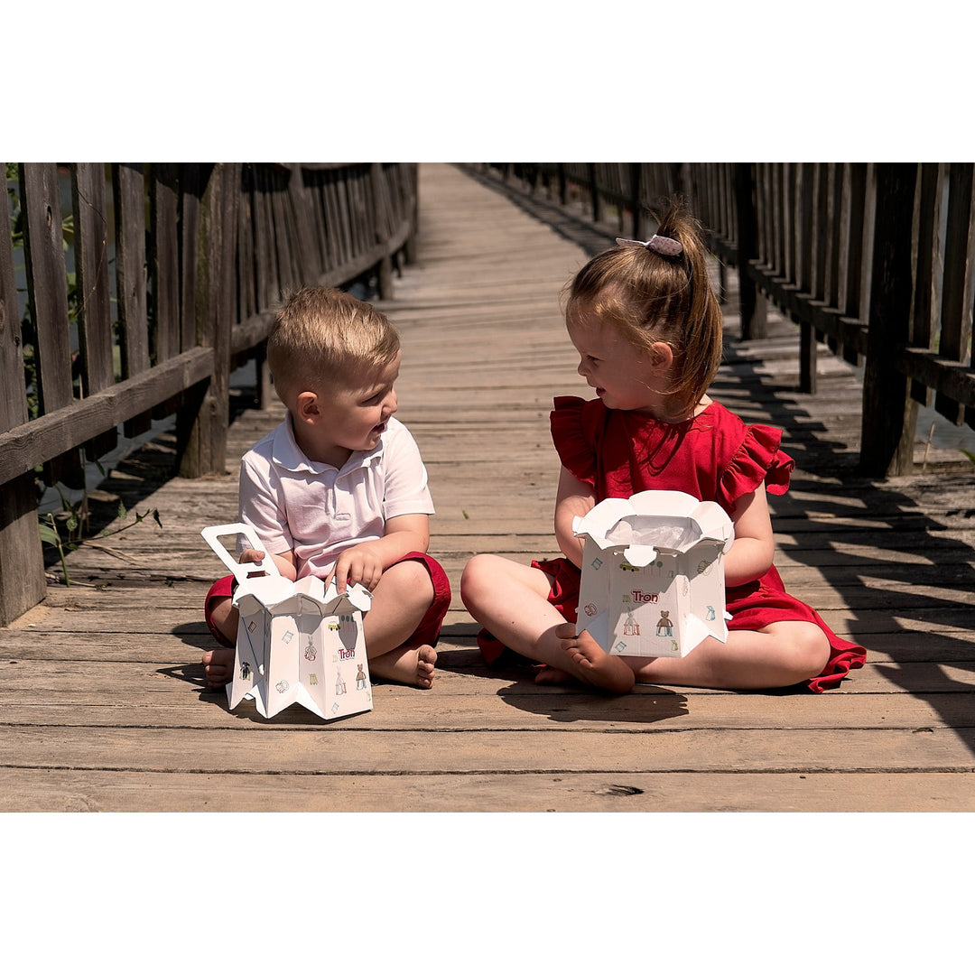 Vasino monouso per bambini Tron, bianco, fino a 30 kg, set da 10 pezzi