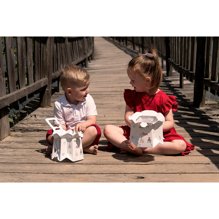 Vasino monouso per bambini Tron, bianco, fino a 30 kg, set da 10 pezzi
