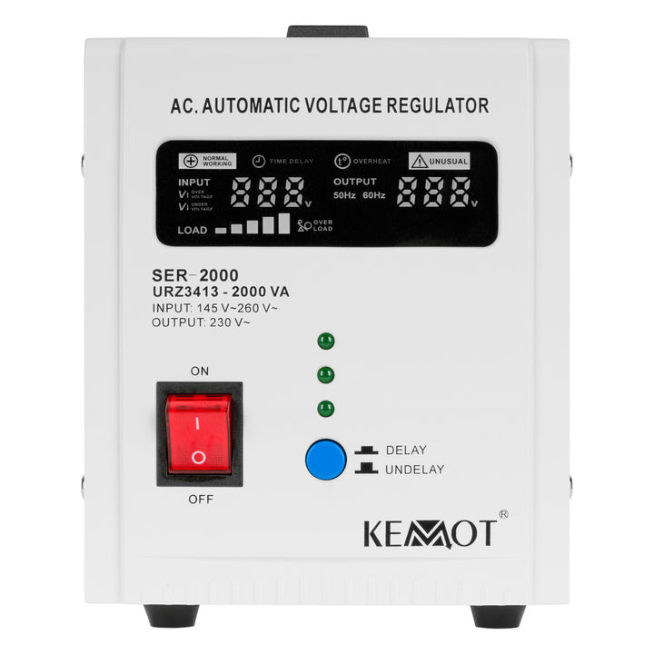 Stabilizzatore automatico di tensione 230 V KEMOT SER-2000