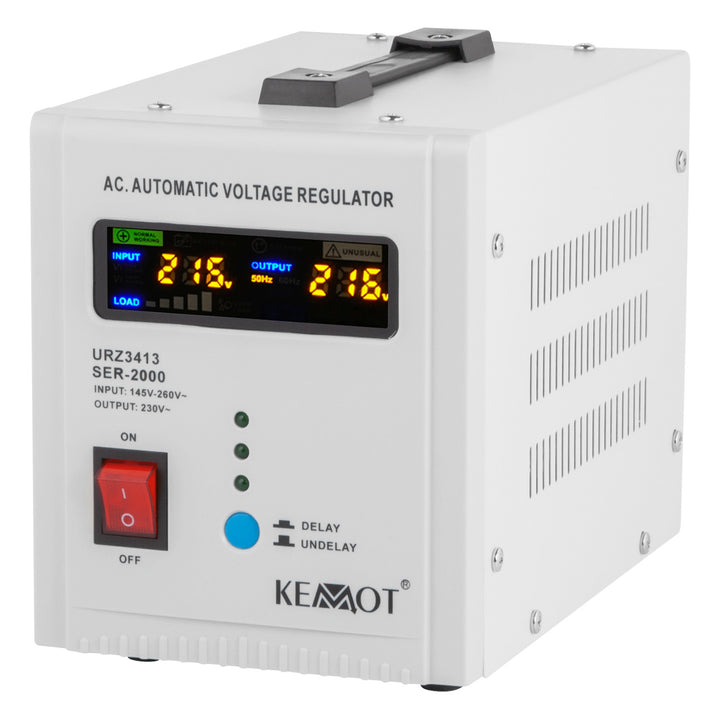 Stabilizzatore automatico di tensione 230 V KEMOT SER-2000