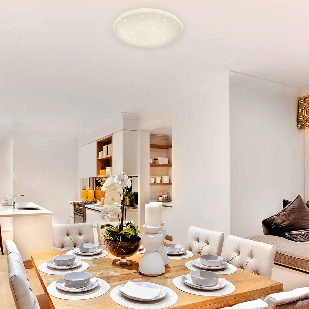 Rabalux Danny lampada da soffitto 5447 bianco 80W diametro 800mm Plafoniera con telecomando