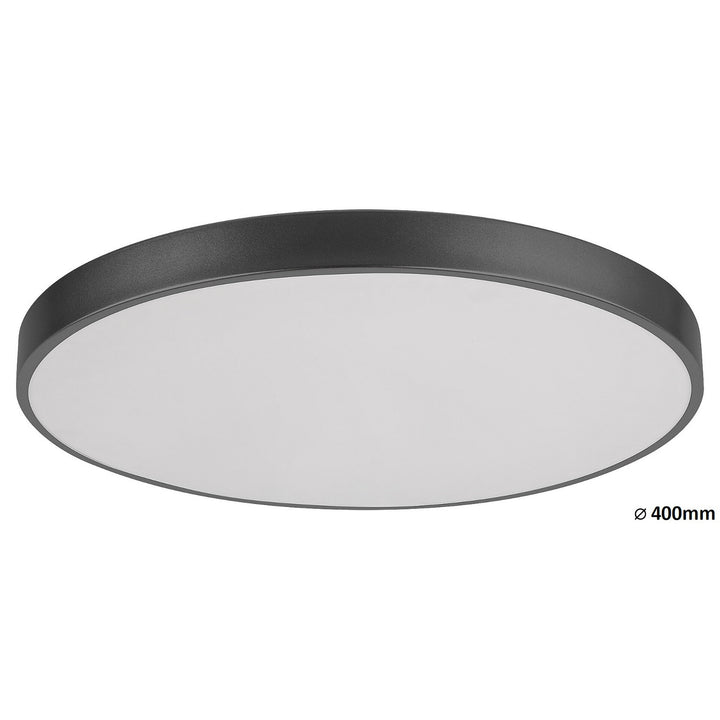 Rabalux Tesia 3314 nero opaco 36W 40x5cm lampada a soffitto
