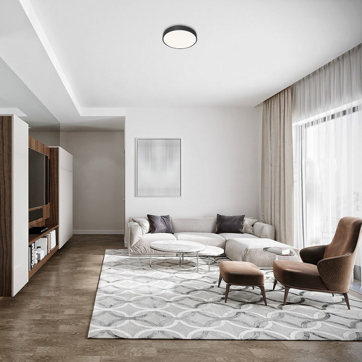 Rabalux Tesia 3314 nero opaco 36W 40x5cm lampada a soffitto