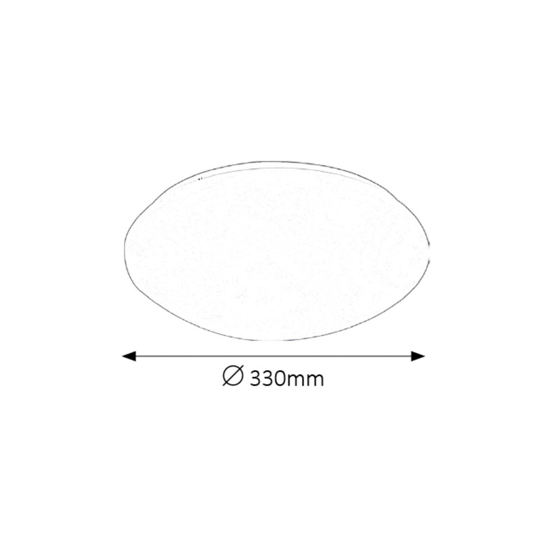 Rabalux Lucas lampada da soffitto 3435 bianco 18W rotonda