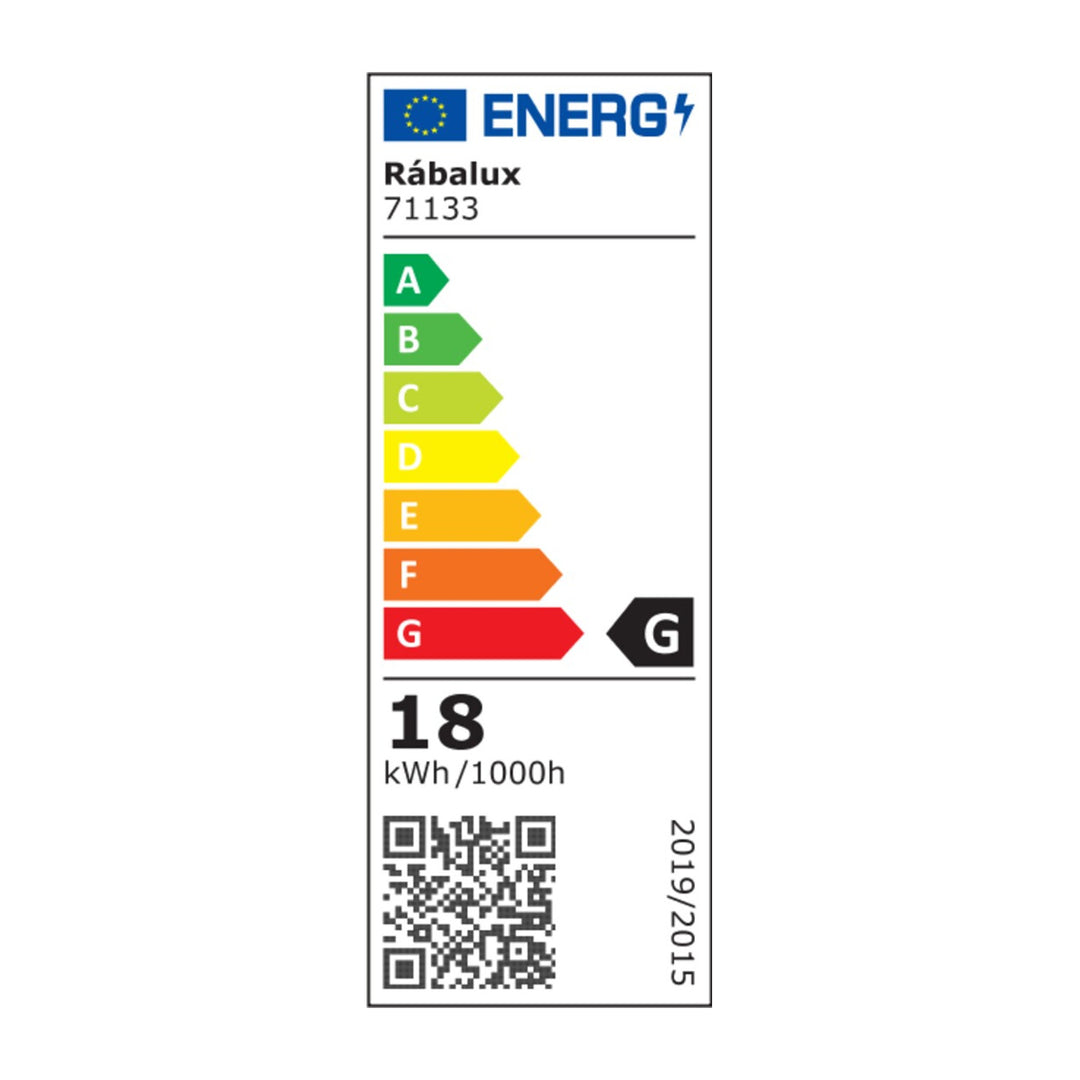 Rabalux Lucas 71133 lampada da soffitto circolare 18W con sensore di movimento e luce