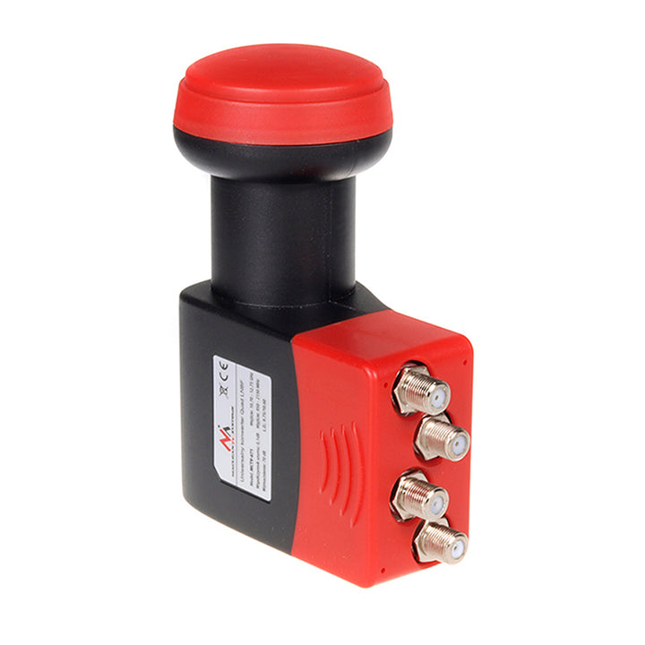 Konwerter satelitarny Maclean, LNB, quadruplo, alto guadagno, + 4x wtyki F, MCTV-671