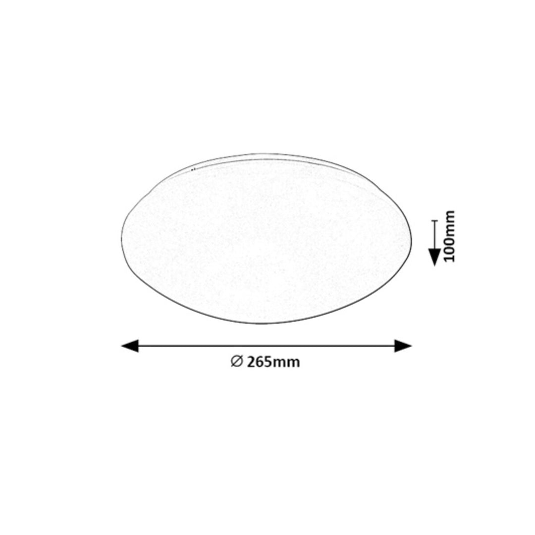 Rabalux Lucas bianco 12W lampada da soffitto con sensore di movimento 71132