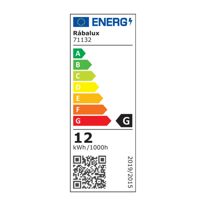 Rabalux Lucas bianco 12W lampada da soffitto con sensore di movimento 71132