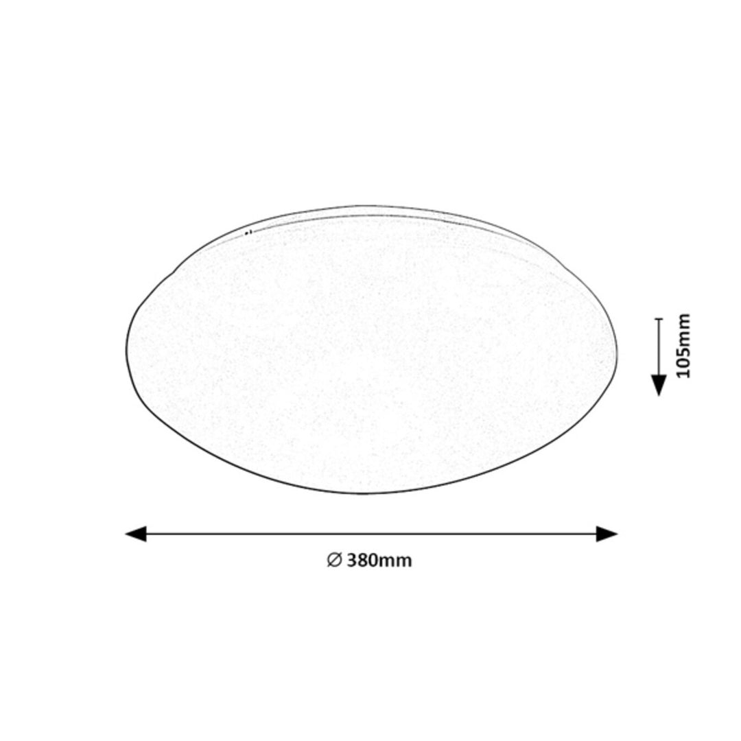 Rabalux Lucas   Plafoniera da soffitto rotonda con sensore di movimento Lucas  bianco 24W 71134 LED