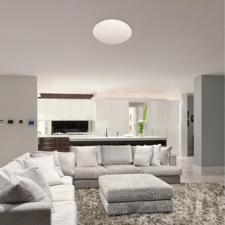 Rabalux Lucas   Plafoniera da soffitto rotonda con sensore di movimento Lucas  bianco 24W 71134 LED