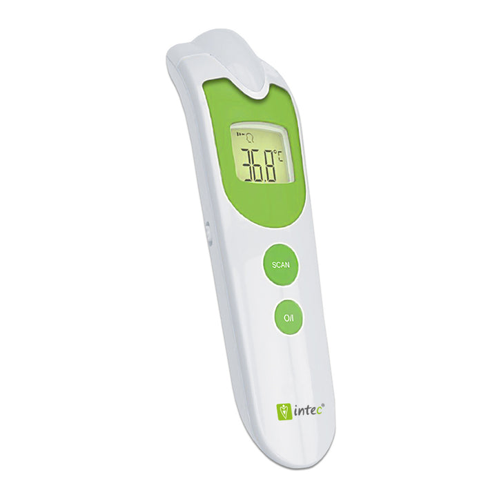 INTEC HM-686 Termometro a infrarossi senza contatto con display LCD Misurazione di Corpo e Oggetti