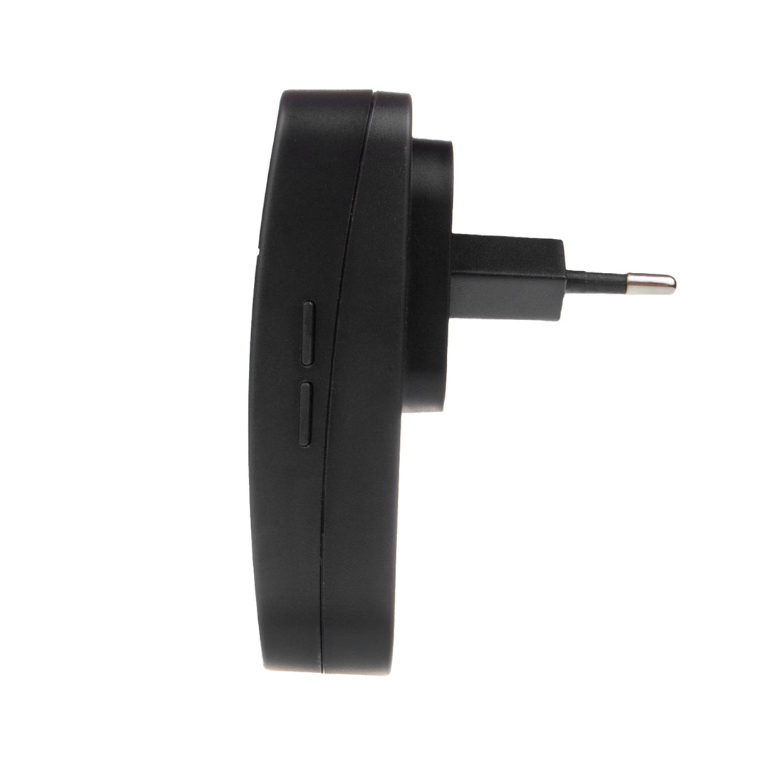 GreenBlue campanello cinetico wireless e senza batteria , 38 melodie, nero, portata fino a 150 m, IP68, GB139 B