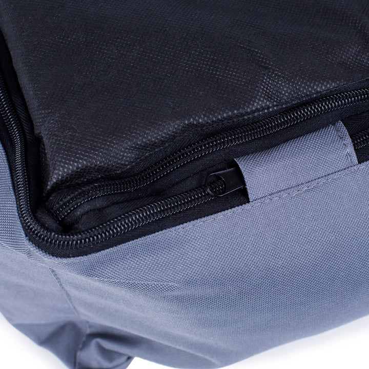 Cuccia ortopedica Valencia per cani in blu navy con finiture nere 65x50 cm