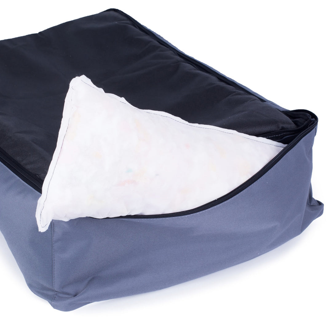 Valencia Cuccia ortopedico per cani in beige con finiture nere 65x50 cm