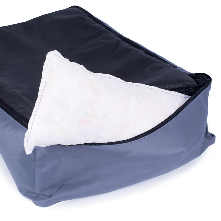 Valencia Cuccia ortopedico per cani in beige con finiture nere 65x50 cm