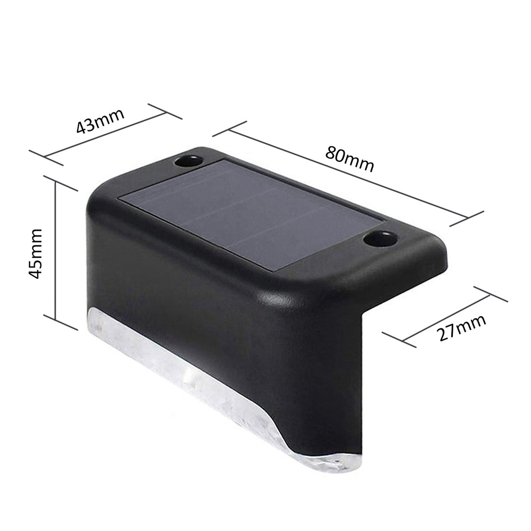 4x Maclean IP44, 4000K, Ni-MH 100 mAh, 80x45x45mm, sensore crepuscolare MCE319 lampada solare da esterno Patio, Balcone